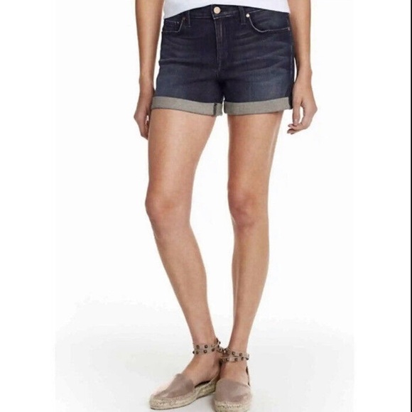 Level 99 Pants - NWT Level 99 Cuffed Denim Jean Shorts Women’s Sz  29 Blue Stretch
